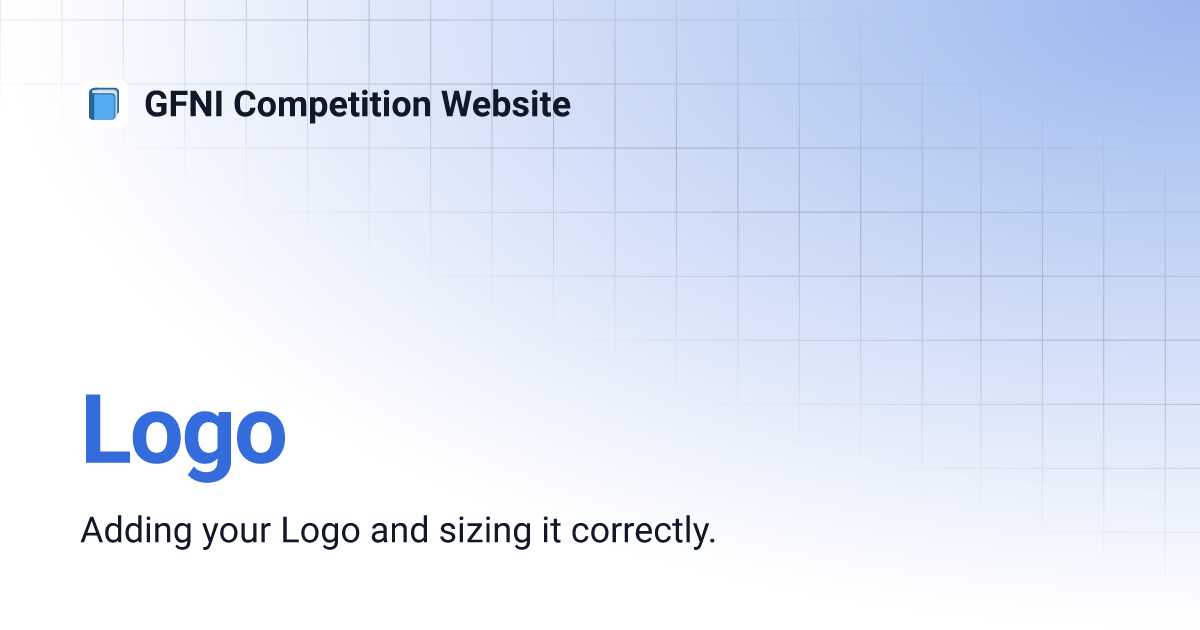 Logo gfni competition website